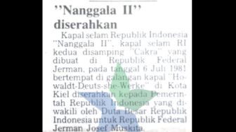 Arsip Nanggala Tahun 1981, Diserahkan Republik Federal Jerman ke Indonesia