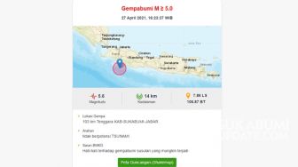 Gempa Guncang Sukabumi, Masyarakat Pesisir Berhamburan