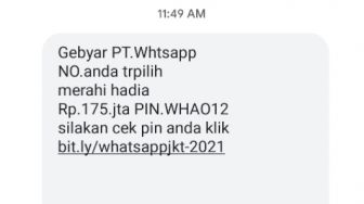 Kerjai Penipu Hadiah PT WhatsApp Lewat Chat, Pria Ini Beri Edukasi Penting