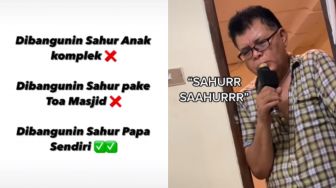 Ayah Bangunkan Anak Sahur, Ibu Protes Minta Dukungan Warganet