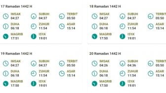 Jadwal Imsakiyah Tangerang Selatan Hari Ini 2 Mei 2021