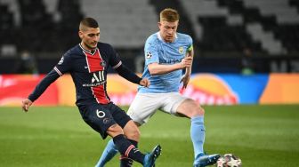 PSG vs Man City: Kata De Bruyne Soal Umpan Tipuan yang Sukses Kelabui Navas