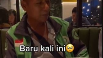 Kisah Haru Driver Ojol Baru Pertama Kali Makan Steak jadi Viral