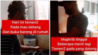 Nyesek! Masak Besar Buat Bukber, Temen Pria ini Nggak Ada yang Dateng