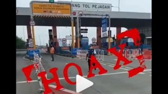 Beredar Video Penyekatan Mudik Lebaran 2021 di Gerbang Tol Pejagan, Hoax!