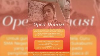 Gurunya Lumpuh Usai Divaksin Covid-19, Siswa dan Alumni SMAN 1 Cisolok Sukabumi Galang Dana