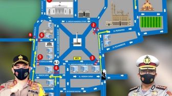 Peringatan Hari Buruh, Jalan Sudirman-Thamrin Polisi Tutup Sementara