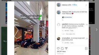 Viral Video Shalat Jumat di Mall, Warganet: Semua calon suami idaman!