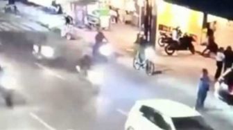 Video Geng Motor 'Amerika' Ugal-ugalan Pakai Senjata, Ini Kata Polisi