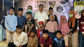 Keren! Keluarga Airsoft Banten Ajak Anak Yatim ‘Ngumpul’ di Resto Mewah