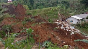 Tanah Longsor di Sukabumi, 1 Meninggal Dunia