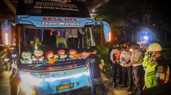 Nekat Angkut Pemudik, Operasional Dua Bus di Jakarta Utara Disetop