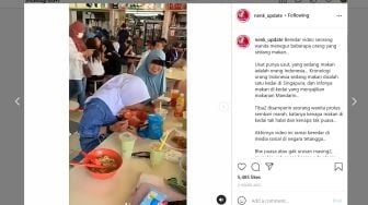 Viral Wanita Menegur Sekumpulan Wanita Tak Puasa, Aksinya Tuai Perdebatan