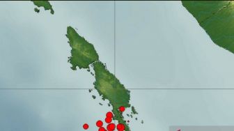 Gempa Magnitudo 5,8 Guncang Mentawai, Tak Berpotensi Tsunami