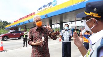 Pantau Arus Mudik Lebaran, Ganjar: Banyak yang Nekat