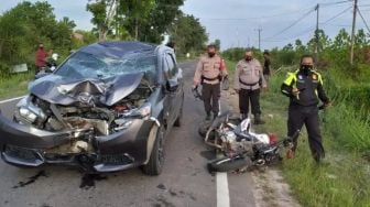 Kecelakaan Maut di Jalintim: Pengemudi Calya Tewas, Mobil Diduga Hasil Curian