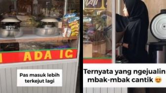 Nama Warung Masakan Padang Bikin Salfok, Publik Kaget Pas Lihat Penjualnya