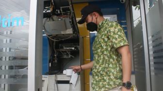 ATM Bankaltimtara di Samarinda Dibongkar Paksa, Pelaku Belum Diketahui