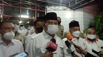 Kunjungi DPP Gerindra, Rombongan Petinggi PKS Disambut Prabowo Subianto