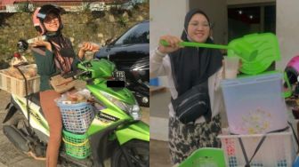 Sosoknya Viral, Gadis Kalteng Jadi Penjual Sayur Keliling Ogah Minta-minta