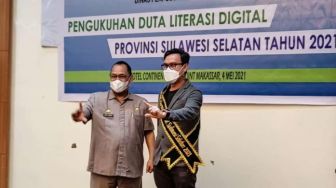 Upi Asmaradhana Dinobatkan sebagai Duta Literasi Digital Sulsel