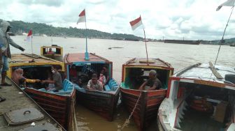 Kapal Tambangan Jadi Alternatif Transportasi Warga Samarinda Seberang