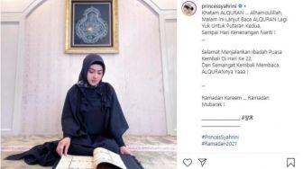 Setelah 5 Bulan di Jepang, Pulangnya Syahrini Berhijab dan Khatam Alquran