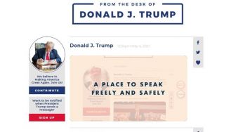Sosial Media Tandingan Milik Donald Trump Sudah Muncul, Penasaran?