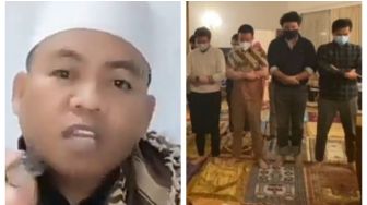 Pria Berpeci Putih Protes: Aturan Tarawih Jaga Jarak Bisa Lupakan Allah