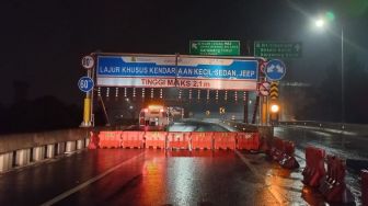 Larangan Mudik Berlaku Hari Ini, Tol Layang MBZ Ditutup Sementara