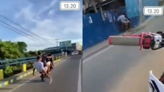 Viral Video Aksi Freestyle Remaja di Motor, Endingnya Bikin Bahagia Netizen