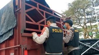 Hari ke-2 Larangan Mudik, Begini Situasi di Pos Penyekatan Citra Raya