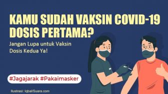 INFOGRAFIS: Sudah Vaksin Covid-19? Pastikan Sudah Dapat Dua Dosis Ya!