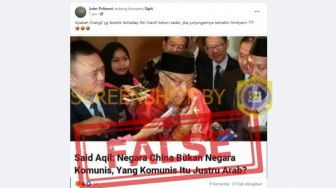 CEK FAKTA: Benarkah Said Aqil Sebut Arab Negara Komunis, Bukan China?