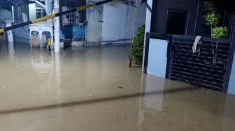 Sungai Cileungsi Meluap, Wilayah Bojongkulur Bogor Terendam Banjir