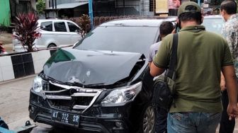 Mobil Wali Kota Samarinda Andi Harun Kecelakaan Beruntun di Kadrie Oening