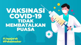 Infografis: Vaksinasi Covid-19 Tidak Membatalkan Puasa