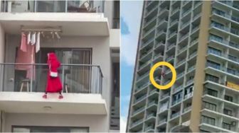 Nekat Buat Konten Video di Balkon, Wanita Muda Tewas Jatuh Dari Lantai 25