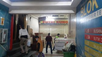 PPKM Darurat, Pasar Tanah Abang Blok A, B, dan F Tutup, Kecuali Blok G