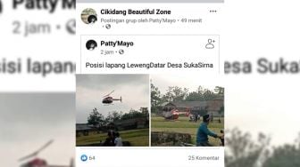 Heboh Helikopter Angkut Pemudik di Sukabumi, Sekdes: Orang Kaya