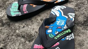 Sandal Jepit Swallow Kolaborasi Bareng Fashion Lokal, Keren Banget Jadinya