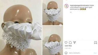 Masker Nyeleneh Ini Cocok untuk Lebaran, Publik: Buat Menghindari Mertua