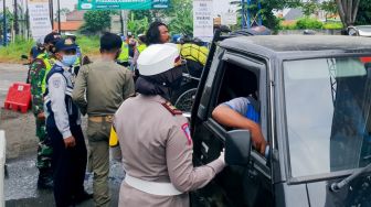 Terjaring Penyekatan di Kota Tegal, Seorang Pemudik Positif Covid-19