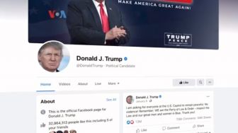 Facebook Didesak  Agar Tentukan Nasib Akun Donald Trump