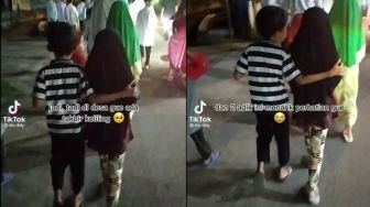 Viral Bocil Rangkul Cewek saat Takbir Lebaran, Fakta di Baliknya Bikin Haru