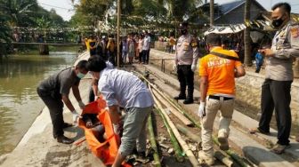 Nyuci di Kali Irigasi Lebakwangi Serang, Ibu-ibu Temukan Mayat Mr. X