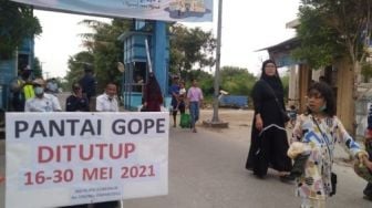 Putar Balik Pengunjung, Wisata Banten Lama dan Pantai Gope Ditutup