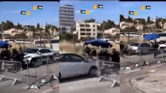 Kejam! Tabrak Blokade Jalan, Tentara Israel Tembak Mati Pengemudi Palestina
