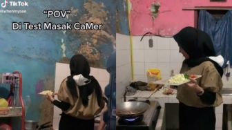 Dapat Ujian dari Camer, Ekspresi Cewek Ini Disorot saat Disuruh Masak