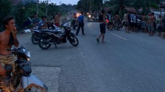 Lima Jam Diblokade Warga, Jalinsum di Muratara Macet Panjang Hingga 30 Km